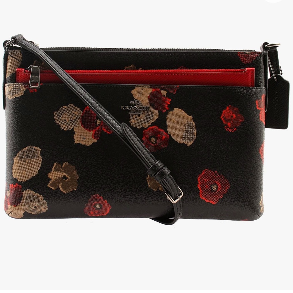 Coach Crossgrain Cherry Blossom Floral Pop Crossbody